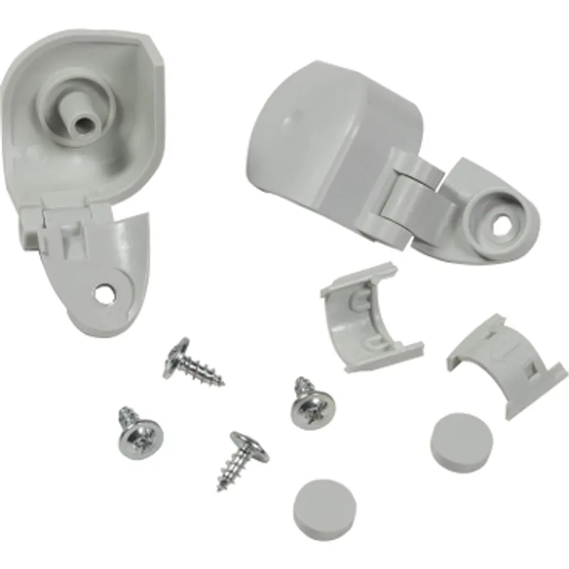 Hinges, for cover-depth 20 mm. In thermoplastic PC with screws.