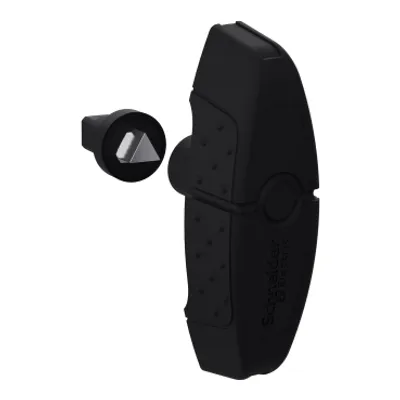Triangular lock insert 6,5 CNOMO for PanelSeT S3D enclosures.
