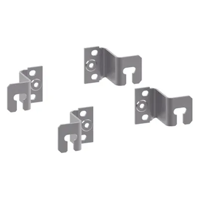 Steel wall fixing lugs 40 mm (4) for PanelSeT 3D encl.