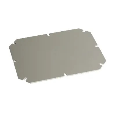 Mounting plate in galvanized steel, thickness 1.5 mm For boxes of H325W275 mm