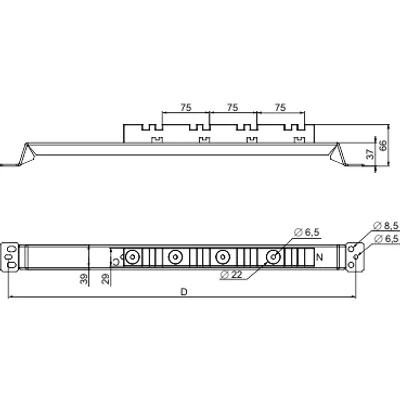 Setting support 600 mm