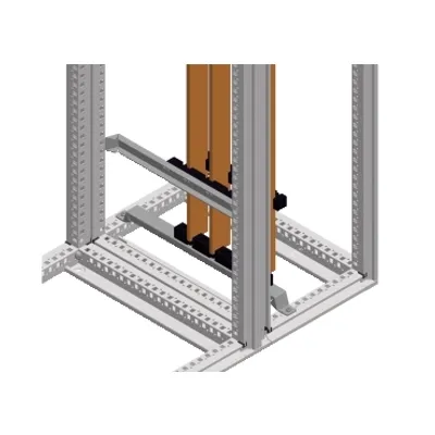 2 ver. busbar sup. In 3200A 10 mm bars. Bars distance 115mm. For 800mm widths