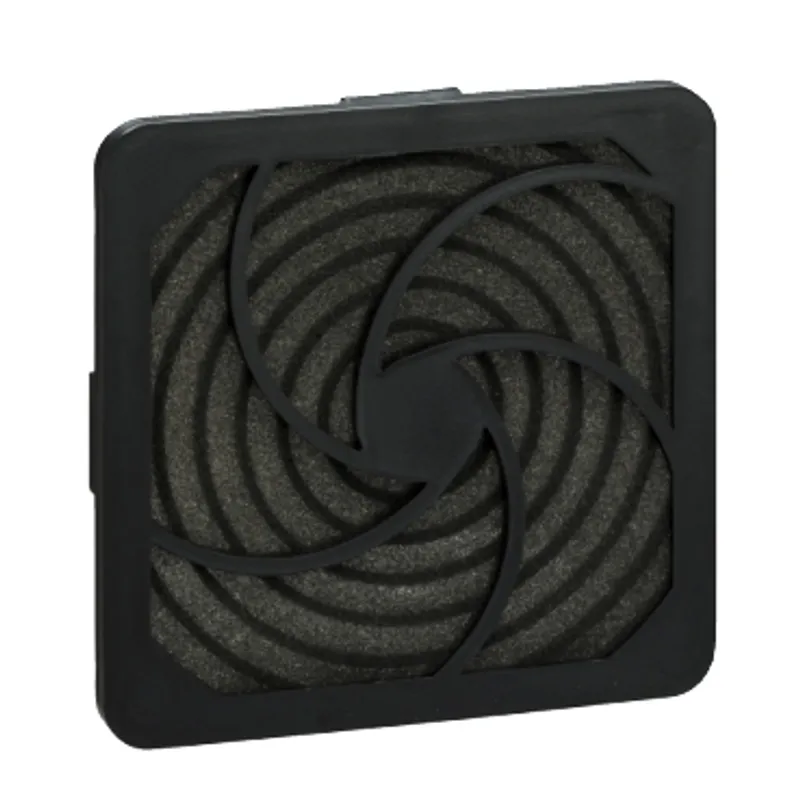 Outlet grille black cut out diameter 108mm dim ext 124x124mm IP20 — photo 3 of 3
