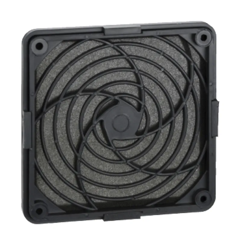 Outlet grille black cut out diameter 108mm dim ext 124x124mm IP20 — photo 2 of 3