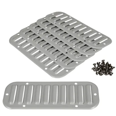 Metal Outlet grille - cut-out 317x91mm ext dim 345x118mm IP20
