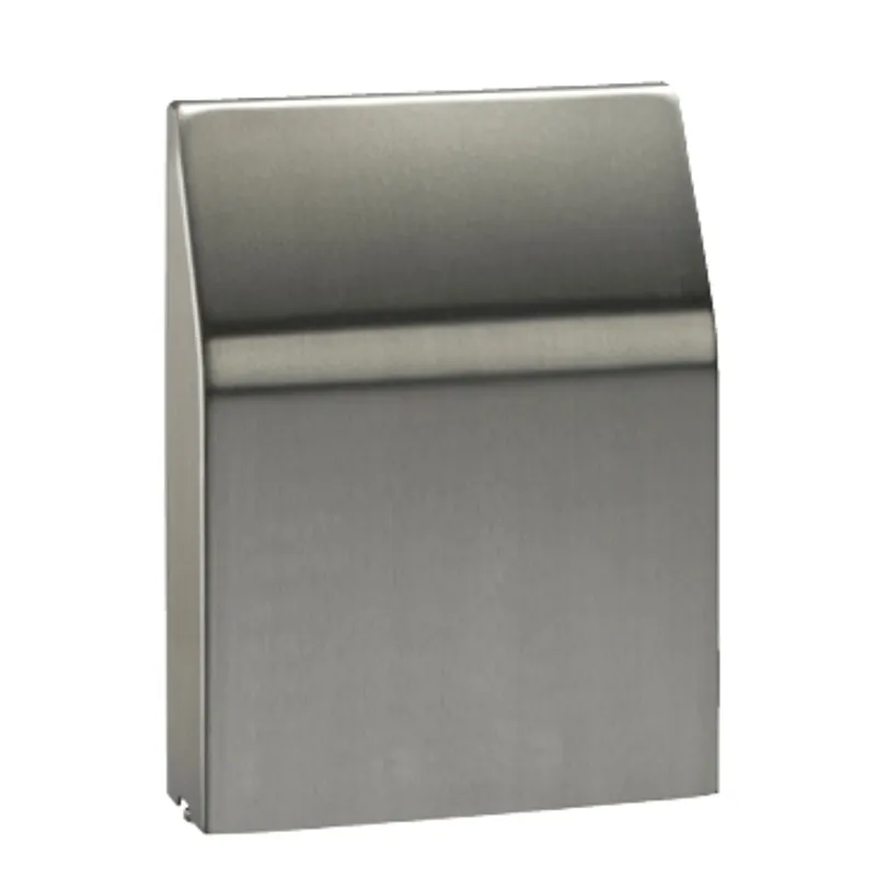 Stainless steel cover cut-out 125x125mm with filter IP55 — photo 3 of 3