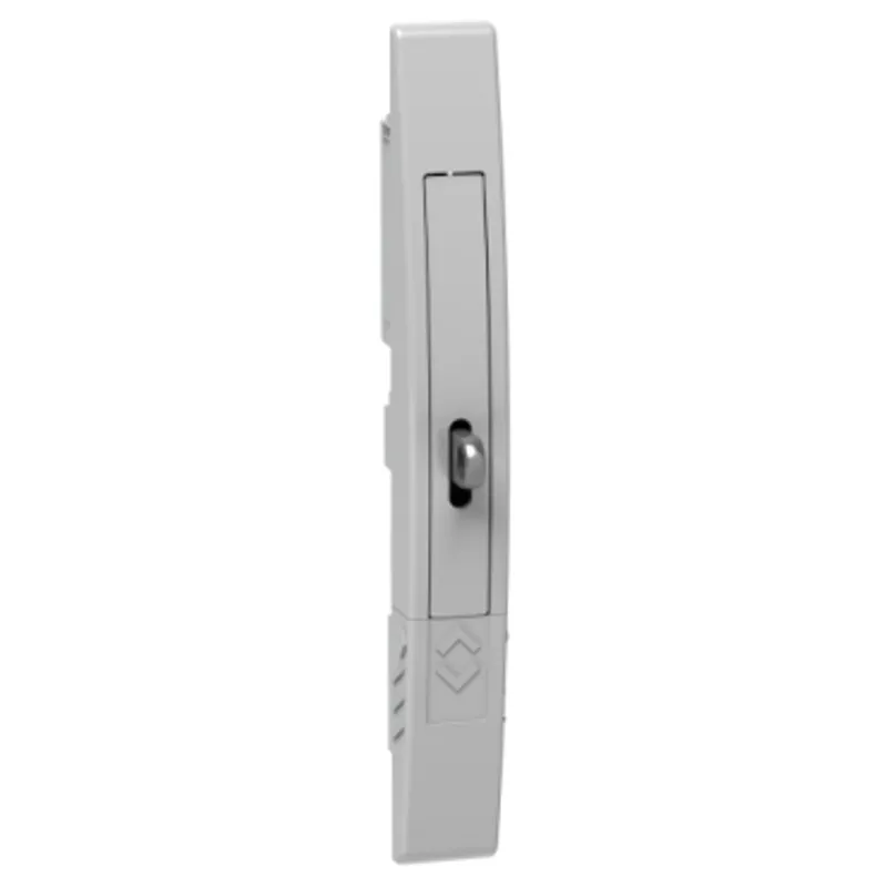 Handle lock polyamid with padlock device (without insert) for PLA - Ral 7035 — photo 1 of 2