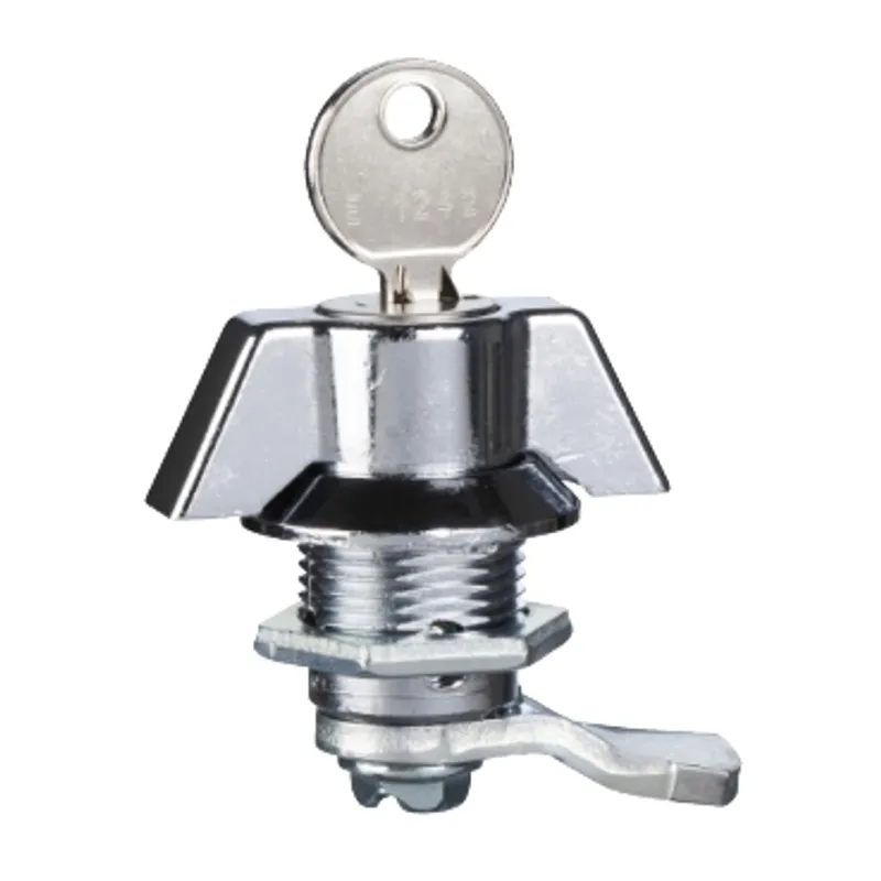 Chrome-plated handle lock 1242 E for PanelSeT S3X enclosure — photo 2 of 4