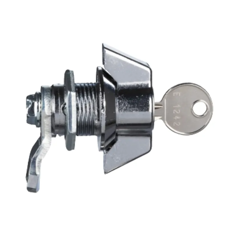 Chrome-plated handle lock 1242 E for PanelSeT S3X enclosure — photo 3 of 4