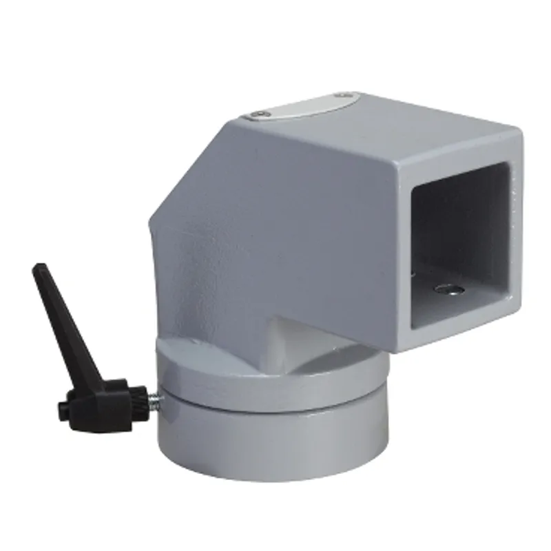 Horizontal rotating fixing, square 50 mm RAL 7040. For S3CM HMI encl.