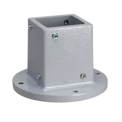 Fixed subbase, square 50 mm, for PanelSeT S3CM HMI encl. RAL 7040.