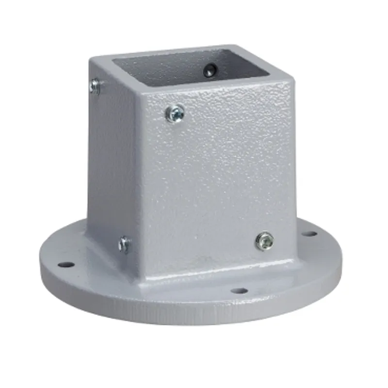 Fixed subbase, square 50 mm, for PanelSeT S3CM HMI encl. RAL 7040.