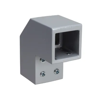 Fixed bracket, square 50 mm RAL 7040. For PanelSeT S3CM HMI encl.