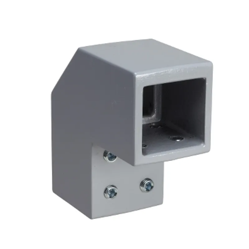 Fixed bracket, square 50 mm RAL 7040. For PanelSeT S3CM HMI encl.