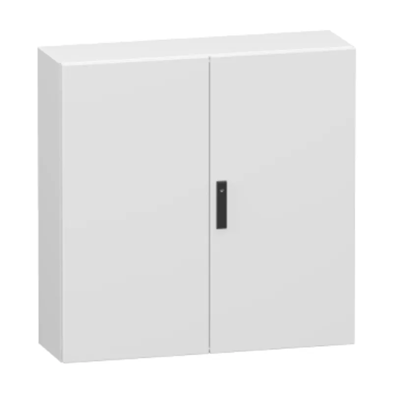 Double plain steel door, PanelSeT CRN, without mounting plate, 1000x1000x300mm, IP55, IK10, RAL7035 — photo 1 of 3