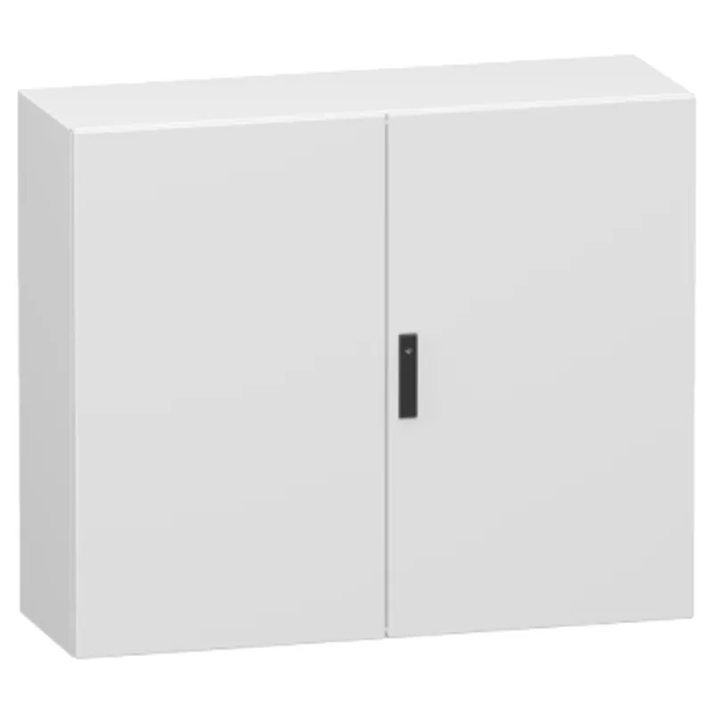 Double plain steel door, PanelSeT CRN, without mounting plate, 1000x1200x400mm, IP55, IK10, RAL7035 — photo 1 of 3