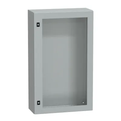 PanelSeT CRN tspt door w/o mount.plate. H1000xW600xD250 IP66 IK10 RAL7035..