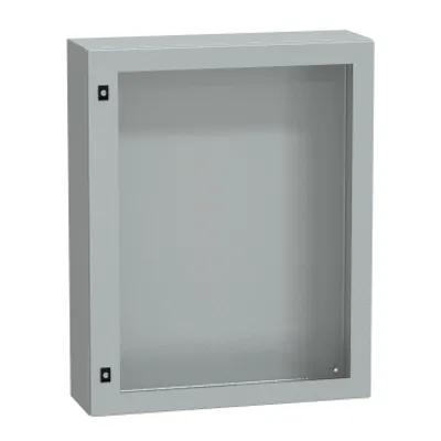 PanelSeT CRN tspt door w/o mount.plate. H1000xW800xD250 IP66 IK08 RAL7035..