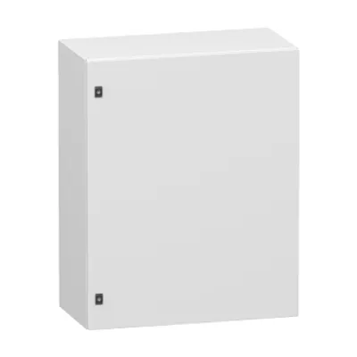 Plain steel door, PanelSeT CRN, without mounting plate, 1000x800x400mm, IP66, IK10, RAL7035