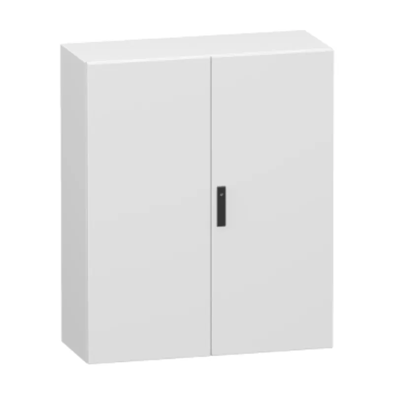 Double plain steel door, PanelSeT CRN, without mounting plate, 1200x1000x400mm, IP55, IK10, RAL7035 — photo 1 of 3