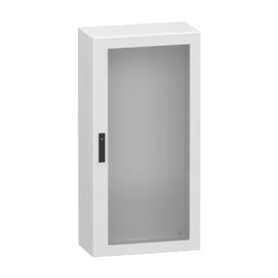 Glazed steel door, PanelSeT CRN, without mounting plate, 1200x600x300mm, IP66, IK08, RAL7035