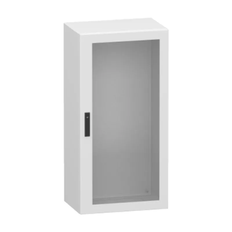 Glazed steel door, PanelSeT CRN, without mounting plate, 1200x600x400mm, IP66, IK08, RAL7035 — photo 1 of 4