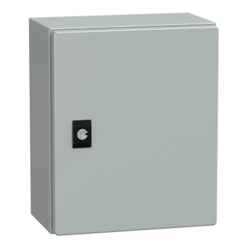 PanelSeT CRN plain door with mount.plate. H300xW250xD150 IP66 IK10 RAL7035.. — photo 1 of 3
