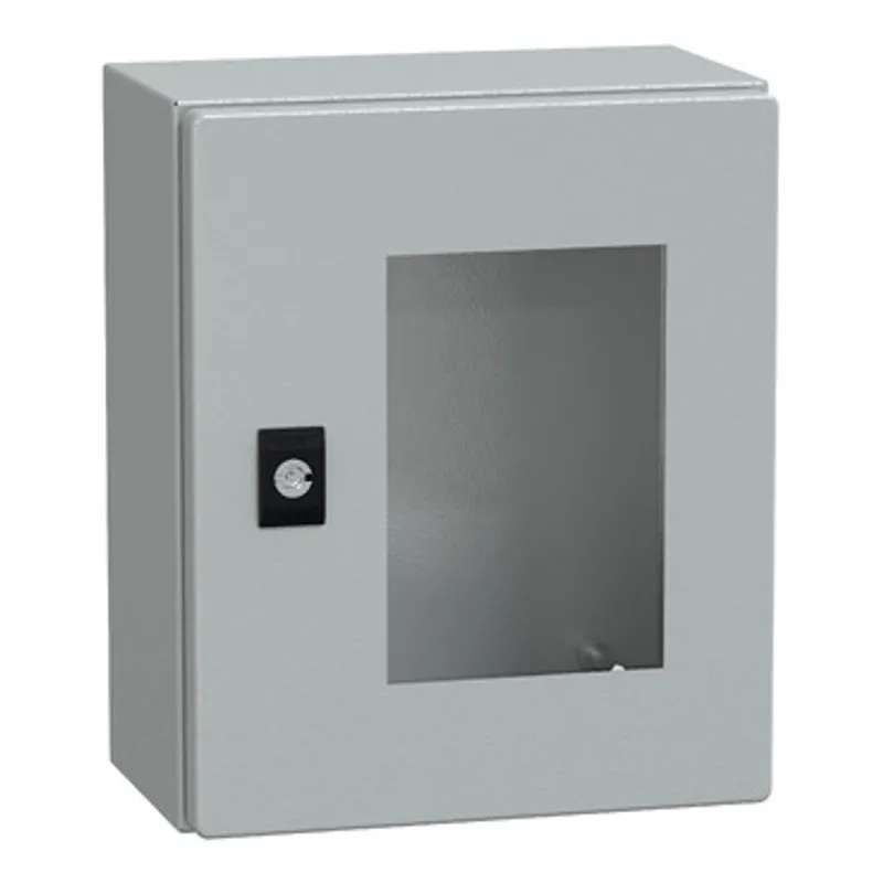 PanelSeT CRN tspt door w/o mount.plate. H300xW250xD150 IP66 IK10 RAL7035.. — photo 1 of 4