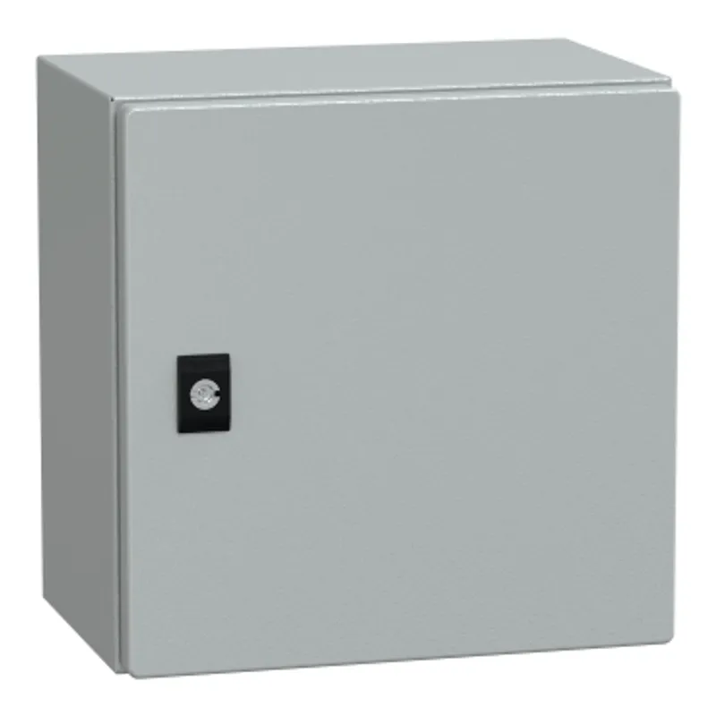 PanelSeT CRN plain door with mount.plate. H300xW300xD200 IP66 IK10 RAL7035.. — photo 1 of 3
