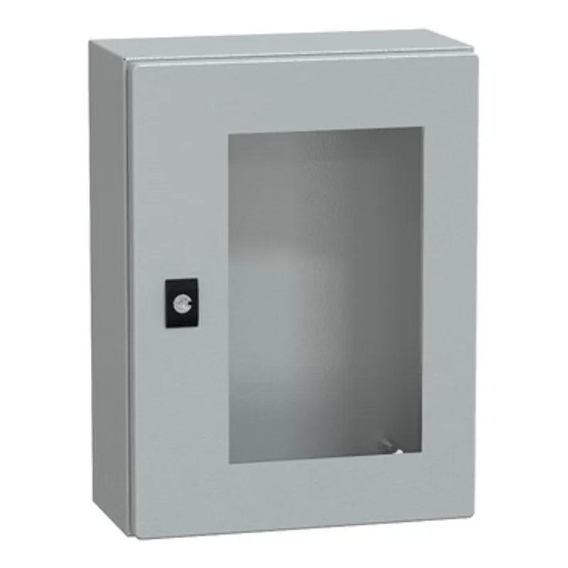 PanelSeT CRN tspt door w/o mount.plate. H400xW300xD150 IP66 IK08 RAL7035.. — photo 1 of 4