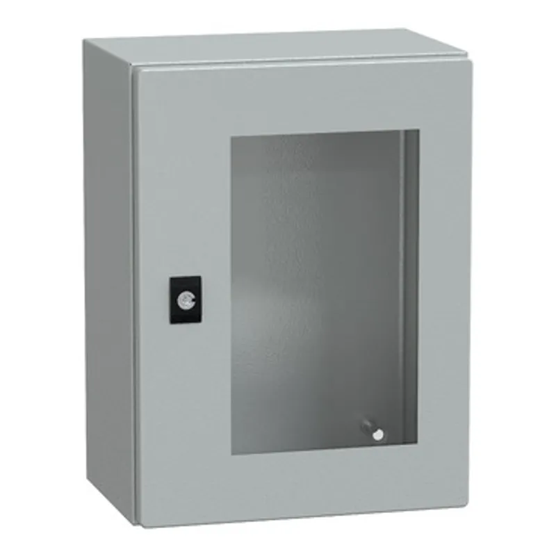 PanelSeT CRN tspt door w/o mount.plate. H400xW300xD200 IP66 IK08 RAL7035.. — photo 1 of 4
