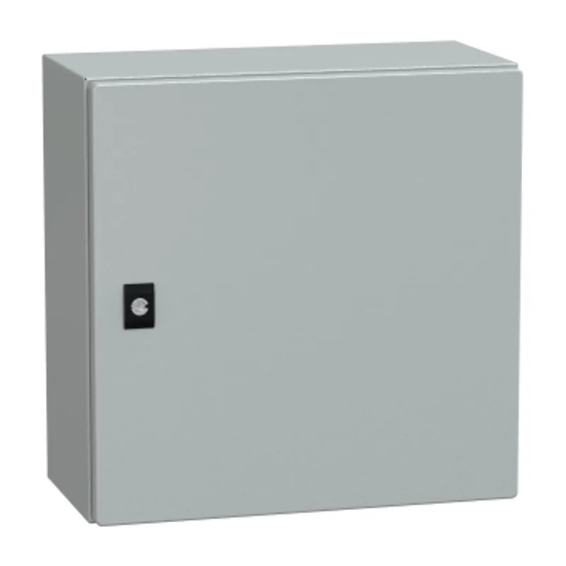 PanelSeT CRN plain door w/o mount.plate. H400xW400xD200 IP66 IK10 RAL7035.. — photo 1 of 3