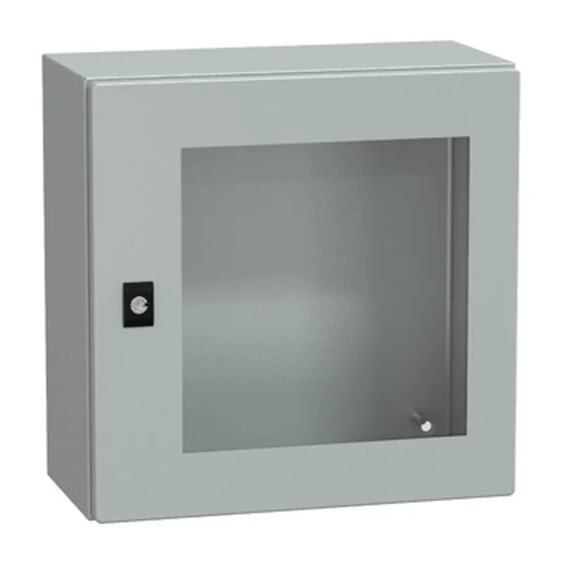 PanelSeT CRN tspt door w/o mount.plate. H400xW400xD200 IP66 IK08 RAL7035.. — photo 1 of 4