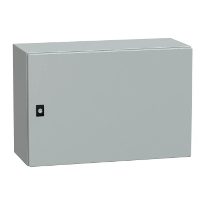 PanelSeT CRN plain door with mount.plate. H400xW600xD250 IP66 IK10 RAL7035.. — photo 1 of 3