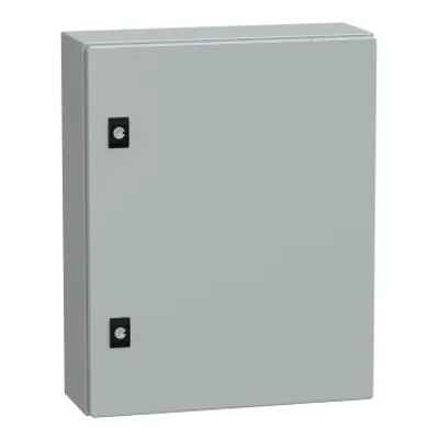 PanelSeT CRN plain door w/o mount.plate. H500xW400xD150 IP66 IK10 RAL7035..