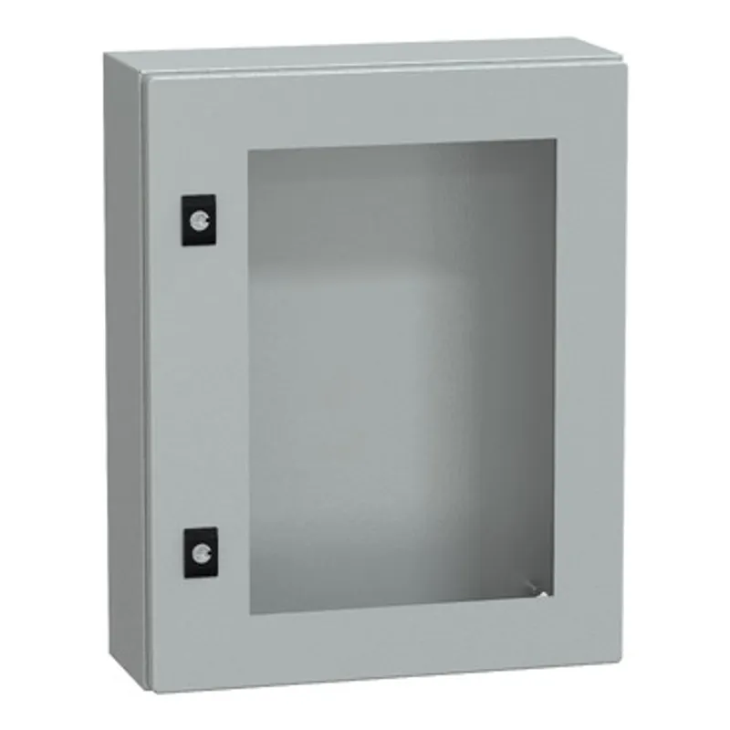PanelSeT CRN tspt door w/o mount.plate. H500xW400xD150 IP66 IK08 RAL7035.. — photo 1 of 4