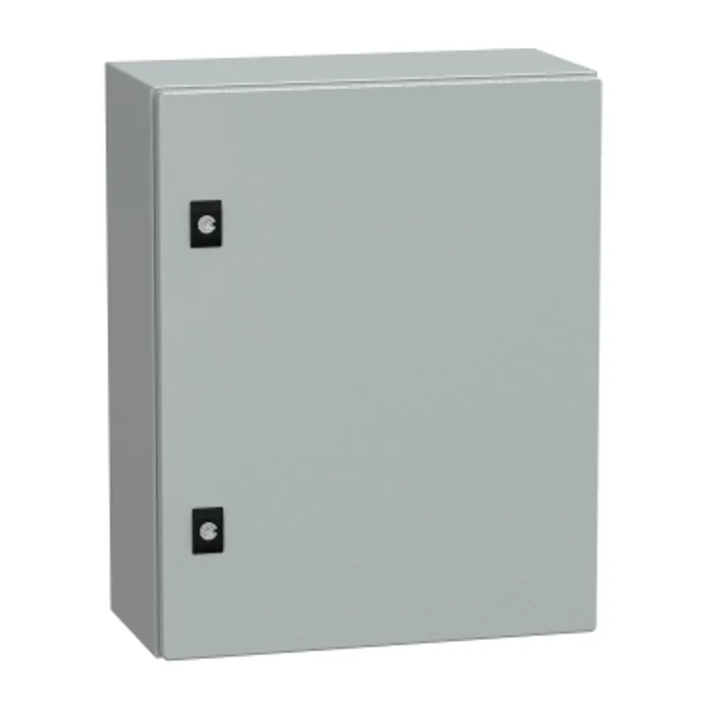 PanelSeT CRN plain door with mount.plate. H500xW400xD200 IP66 IK10 RAL7035.. — photo 1 of 4