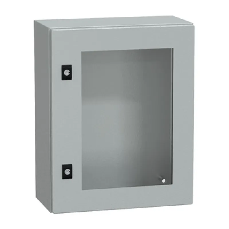PanelSeT CRN tspt door w/o mount.plate. H500xW400xD200 IP66 IK08 RAL7035.. — photo 1 of 4