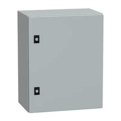 PanelSeT CRN plain door w/o mount.plate. H500xW400xD250 IP66 IK10 RAL7035..