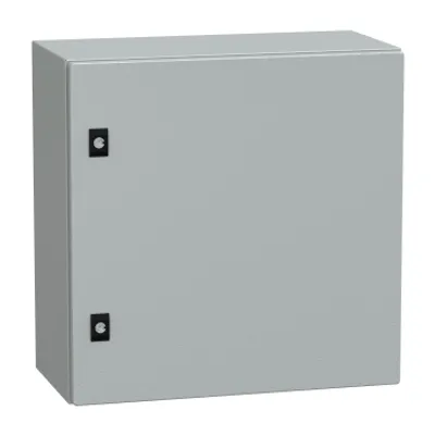 PanelSeT CRN plain door w/o mount.plate. H500xW500xD250 IP66 IK10 RAL7035..
