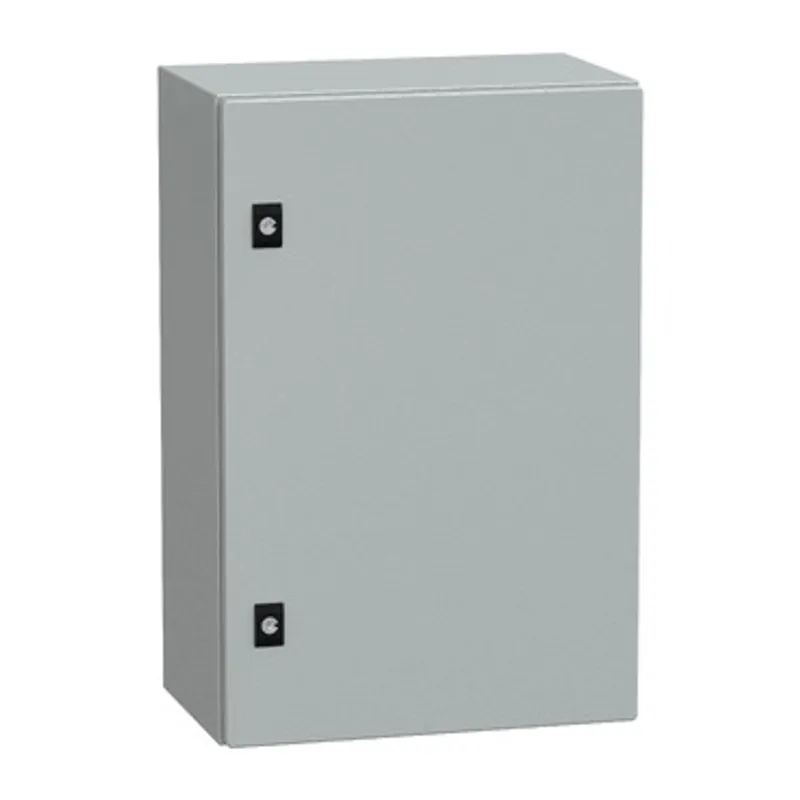 PanelSeT CRN plain door with mount.plate. H600xW400xD250 IP66 IK10 RAL7035.. — photo 1 of 3