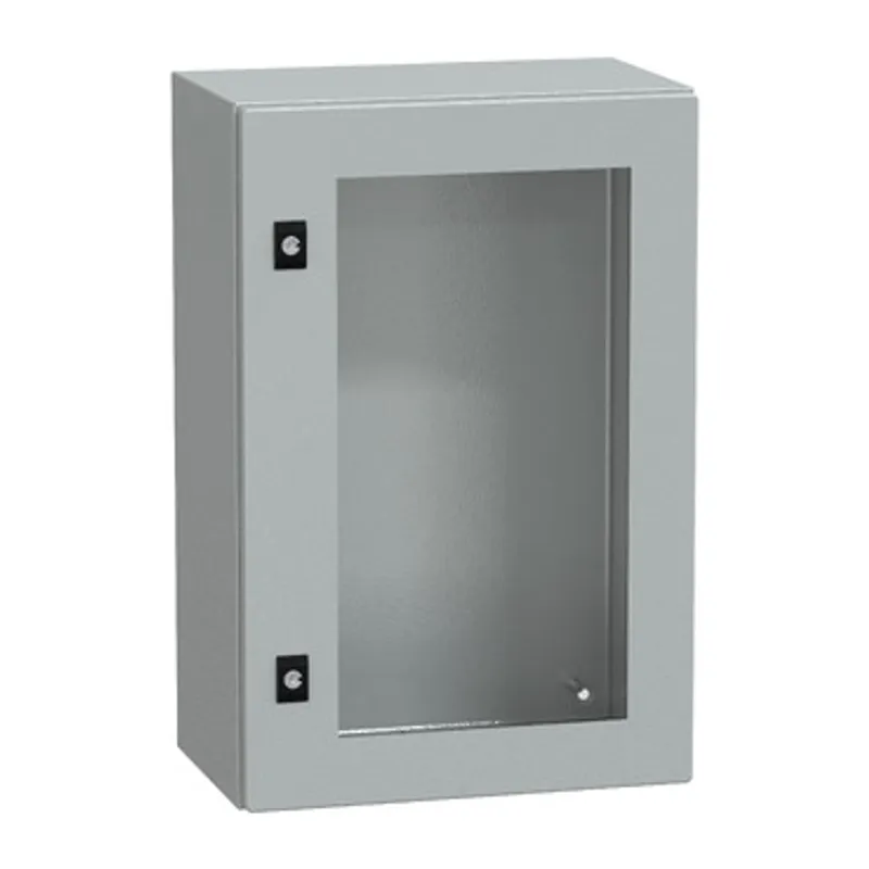 PanelSeT CRN tspt door w/o mount.plate. H600xW400xD250 IP66 IK08 RAL7035.. — photo 1 of 4