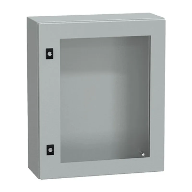 PanelSeT CRN tspt door w/o mount.plate. H600xW500xD200 IP66 IK08 RAL7035.. — photo 1 of 4