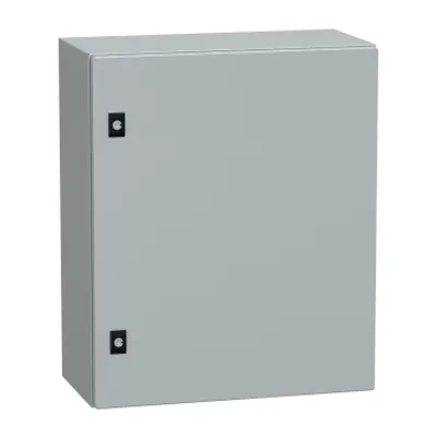 PanelSeT CRN plain door w/o mount.plate. H600xW500xD250 IP66 IK10 RAL7035..