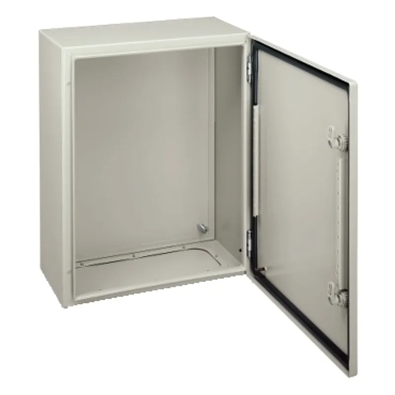 PanelSeT CRN plain door with mount.plate. H600xW500xD250 IP66 IK10 RAL7035.. — photo 4 of 4
