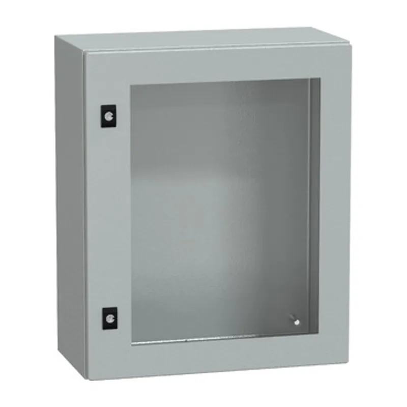 PanelSeT CRN tspt door w/o mount.plate. H600xW500xD250 IP66 IK08 RAL7035.. — photo 1 of 5