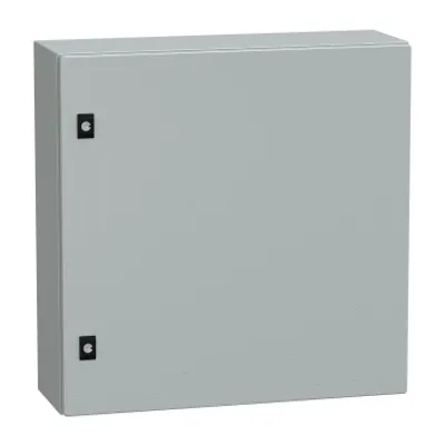 PanelSeT CRN plain door w/o mount.plate. H600xW600xD200 IP66 IK10 RAL7035..