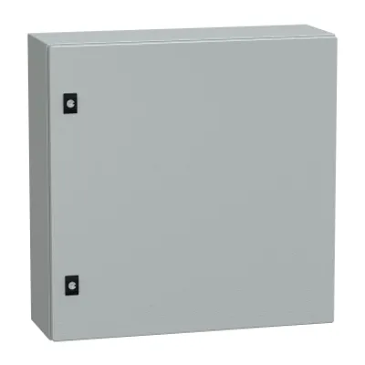 PanelSeT CRN plain door with mount.plate. H600xW600xD200 IP66 IK10 RAL7035