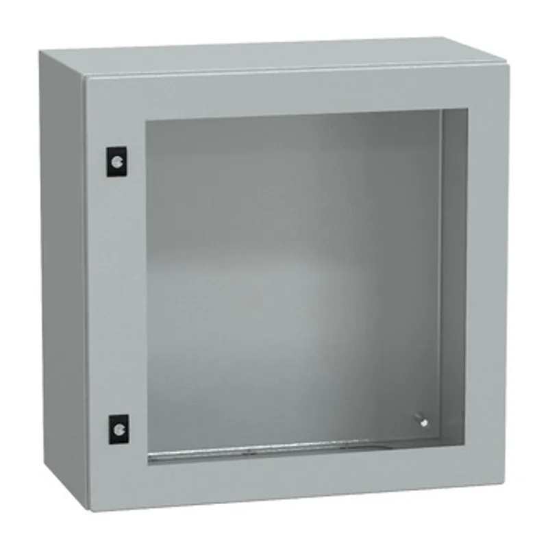 PanelSeT CRN tspt door w/o mount.plate. H600xW600xD300 IP66 IK08 RAL7035.. — photo 1 of 4