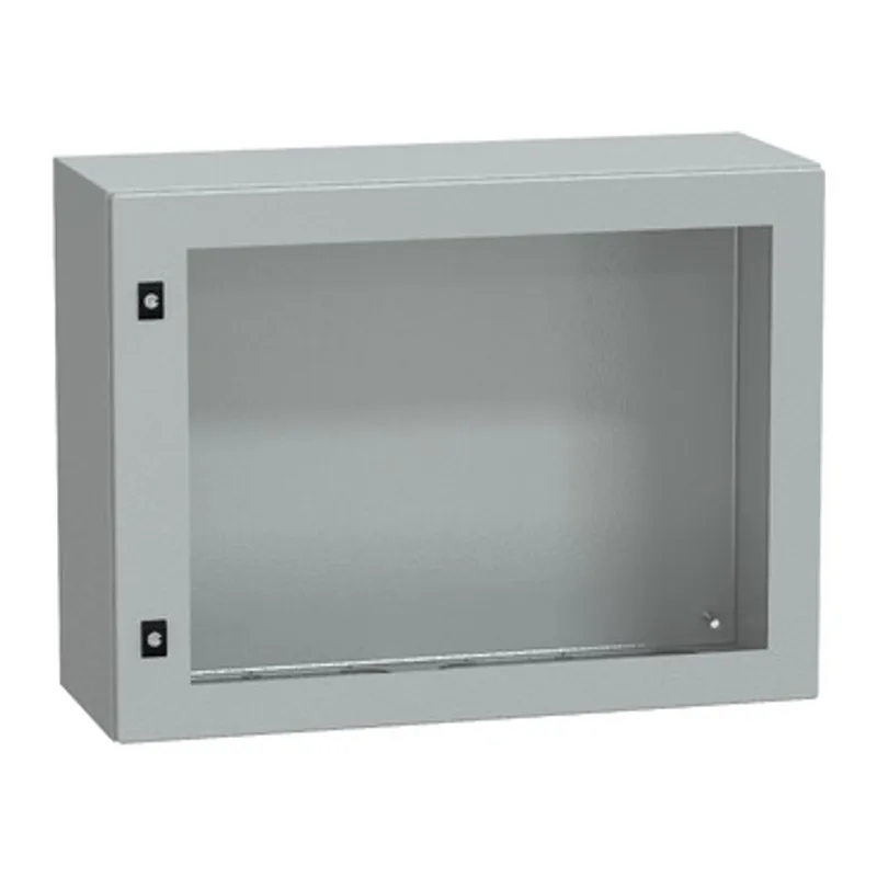 PanelSeT CRN tspt door w/o mount.plate. H600xW800xD300 IP66 IK08 RAL7035.. — photo 1 of 3